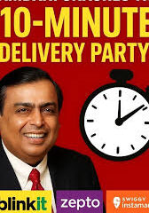 జియోమార్ట్ క్విక్ కామర్స్ డెలివరీలో అంబానీ 58 లక్షల కొత్త కస్టమర్లను సాధించిన చిత్రం