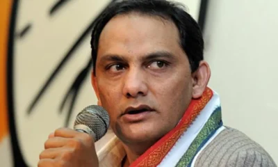 తెలంగాణ సీఎం రేవంత్ రెడ్డి అజారుద్దీన్‌కు మంత్రి పదవి కట్టబెట్టనున్న దృశ్యం