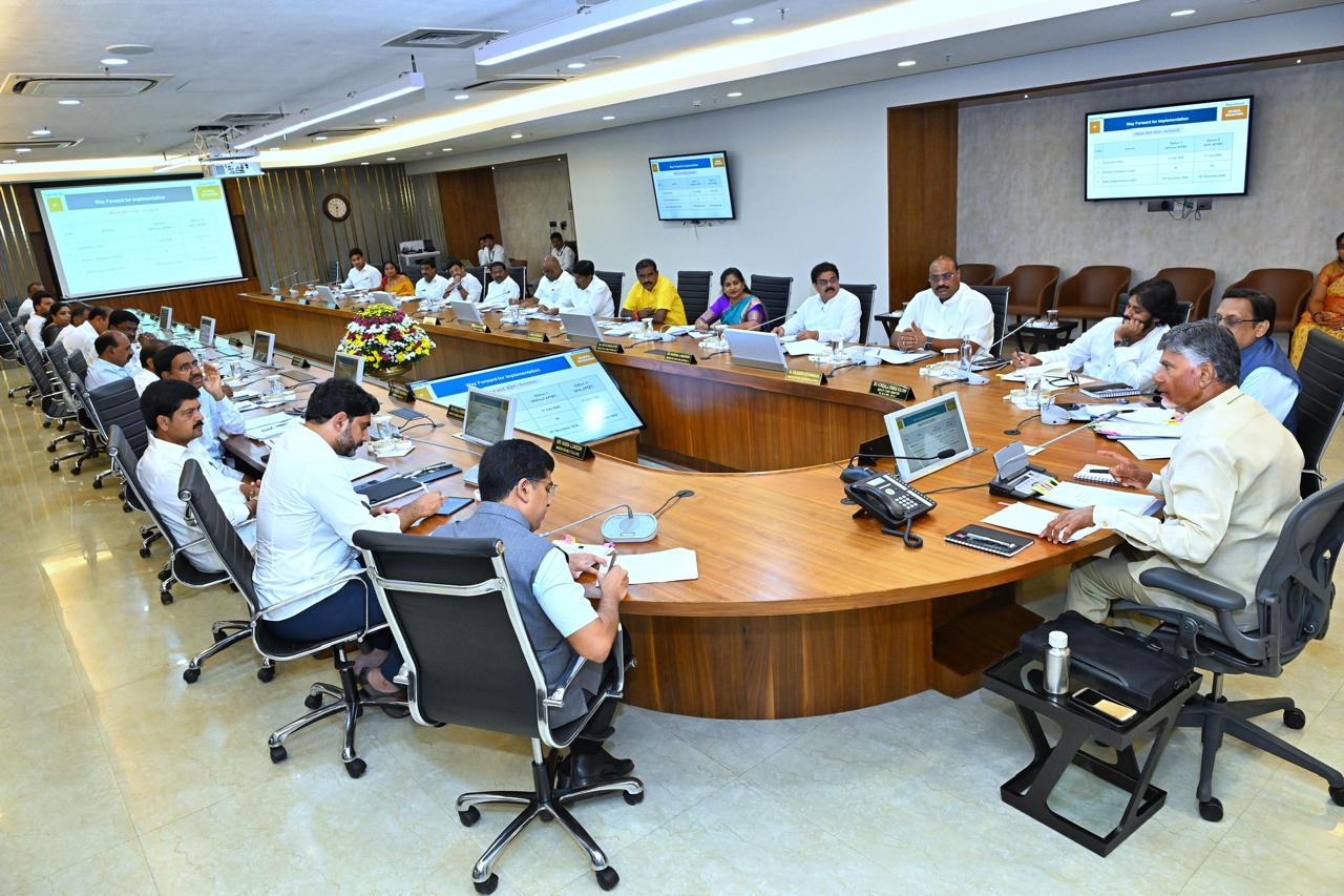 Andhra Pradesh Cabinet Meeting chaired by CM Chandrababu Naidu approves major investments and new projects