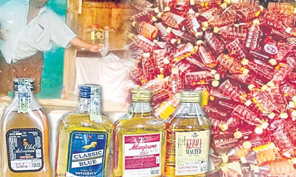 Fake liquor racket in Andhra Pradesh, YouTuber Allabakash arrested for producing fake liquor labels in Hyderabad printing press