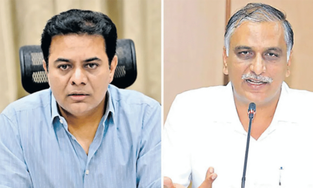 KTR Harish Rao BRS Strategy Jubilee Hills Bypoll Telangana BRS Bakki Card Campaign Telangana Local Elections 2025 KCR KTR Harish Coordination Congress BRS Politics Telangana