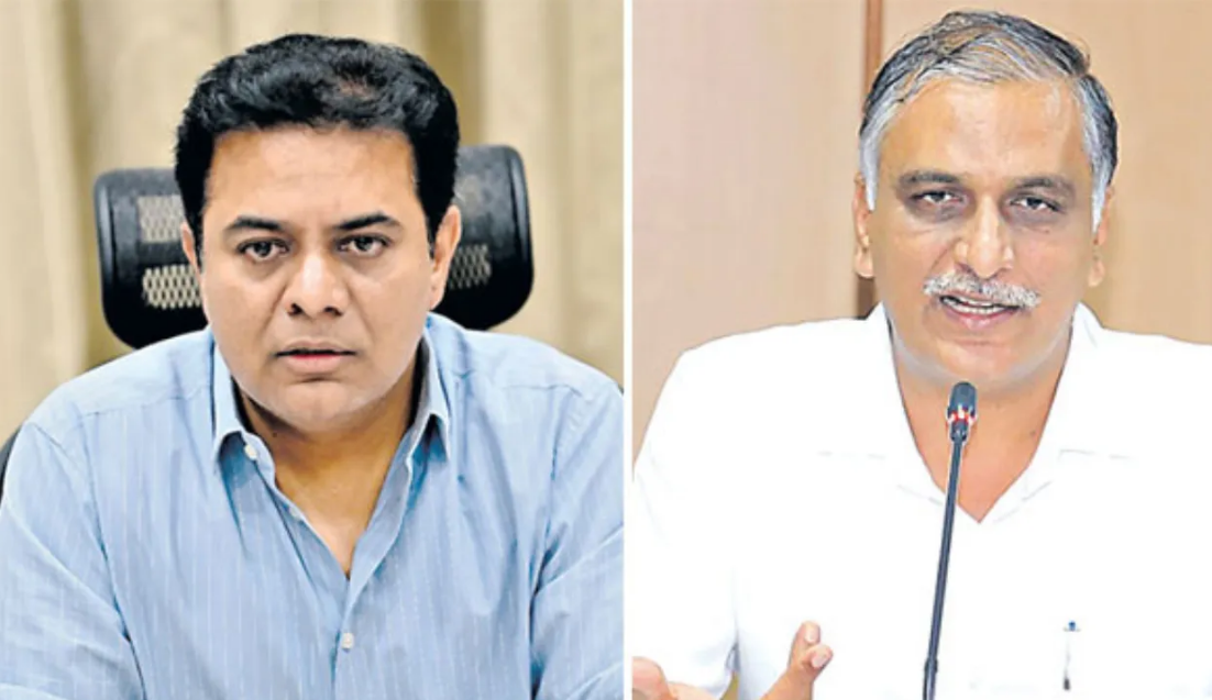 KTR Harish Rao BRS Strategy Jubilee Hills Bypoll Telangana BRS Bakki Card Campaign Telangana Local Elections 2025 KCR KTR Harish Coordination Congress BRS Politics Telangana